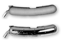 Exhaust Muffler / Silencer Rear box Standard Replacement Single Outlet. Porsche 911 1974-89