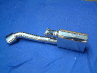 Exhaust Muffler / Silencer Single Outlet Porsche 930 Turbo