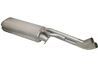 Exhaust Muffler / Silencer Rear box Porsche 930 Turbo 1978-82