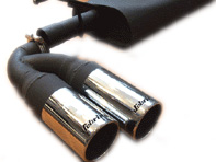 Exhaust Muffler / Silencer Rear box Porsche Cayenne S 4.5L