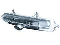 Exhaust Muffler / Silencer Rear. Porsche Boxster 986 2.5L