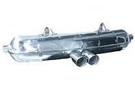 Exhaust Muffler / Silencer Twin Outlet. Porsche Boxster 986 2.5L