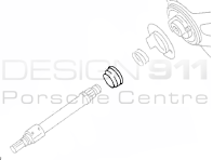 Steering Shaft Bearing. Porsche 911