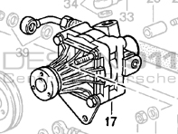 Power Steering Pump Porsche 924S / 944 / 968