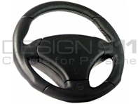 Steering Wheel Silverpfeil - Black / Perforated Leather  - RAID