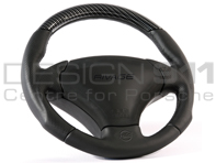 Steering Wheel Rivage - Leather / Carbon Look - RAID