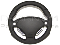 Steering Wheel Daytona MF - Black Leather - RAID