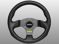 Steering Wheel Team - Black Lth - Momo
