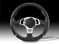 Steering Wheel Millenium Sport - Black Lth / Grey - Momo