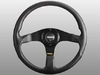 Steering Wheel Tuner - Black Lth / Black - Momo