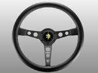 Steering Wheel Prototipo - Black Lth / Black - Momo