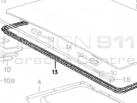Sunroof Seal Porsche 924 / 944