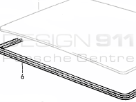 Sunroof Seal Porsche 944 / 968