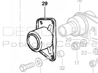 Spring Plate Cover. Porsche 911 1965-89