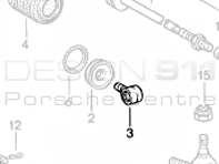 Track Rod Inner Joint Porsche 911 1965-89