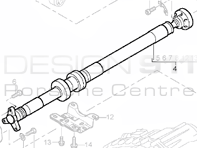 Cardan Shaft Rear Transmission. Porsche Cayenne 955 / 957 Most models
