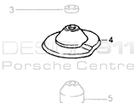 Shock Absorber Concaved washer. Porsche 964 / 993