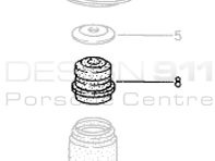 Shock Absorber Additional Spring. Porsche 987 / 987C