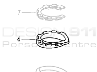 Shock Absorber Ring. Porsche 993