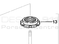 Shock Absorber Concaved washer. Porsche 993 RS