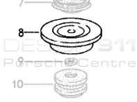 Shock Absorber Concaved washer. Porsche 993 RS