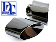 Exhaust Tail Pipes Diamond Black DesignTek for Porsche 993 C2/C4