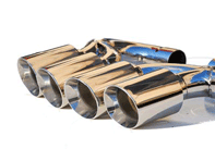 Exhaust Tail Pipes 2 Tube Design Porsche 955 Cayenne