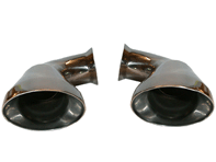 Exhaust muffler bypass Tail Pipes Porsche 993 Turbo / Turbo S
