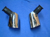 Exhaust Tail Pipes. Porsche 996