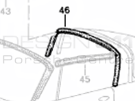 Rear Roll Bar Seal Targa Porsche 911 1974-85