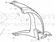 Wheel Arch Liner Front Back Porsche 964