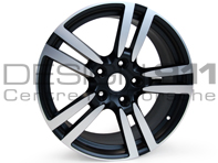 19" Style 1054 BLACK MATT Alloy wheels for Porsche Cars