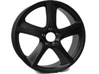 22" Style 247BM BLACK MAT Alloy wheels for Porsche Cars