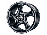 18" Style 930 BLACK Turbo Cup 3 Alloy wheels for Porsche Cars