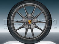 20" Carrera S Platinum Alloy Wheels & Tyres Original Porsche for 981 Boxster / 981 Cayman