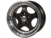 18" KT2 Keskin - Black finish. Alloy wheels for Porsche Cars
