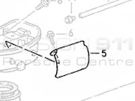 Protective Fuel Flap. Porsche 993 / 964