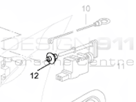 Wing Petrol Flap Guide Rose. Porsche 996 / 986 / 987 / 987C