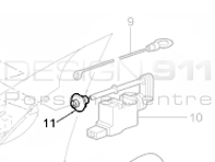 Wing Petrol Flap Guide Rose Porsche 997
