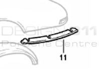 Rear 1/4 Panel to Body Seal Porsche 930