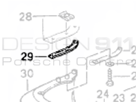 Rear Bumper to Body Seal. Porsche 964 (OE Part No 9645053410001C / 9645053420001C)