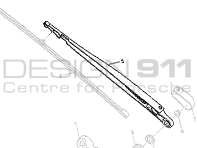Wiper Arm REAR. Porsche 970 Panamera
