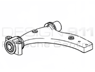 Wishbone Front LOWER. Porsche 928