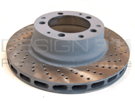 Brake Disc Rotor Rear. Porsche 911 / 930 (93035204501 & 93035204601)