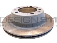 Brake Disc Rotor Rear. Porsche 944 / 924S / 924Turbo / 924GT