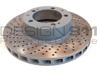 Brake Disc Rotor Front. Porsche 964 TURBO 3.6L (OE No 96535104500 and 96535104600)