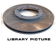 Brake disc rotor Front. Non Vented. Porsche 911/912 upto 1968