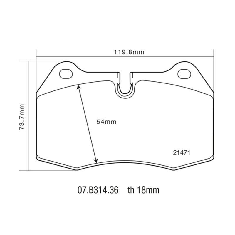 Buy Porsche Boxster 986/987/981 Brembo Sport Brake Pads Design 911