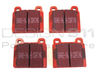 EBC RED Stuff Brake Pads 'Fast Street' (OE Part No 91135195002)