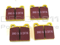 EBC YELLOW Stuff Brake Pads 'Track' (OE Part No 91135295003 / 91135295004)